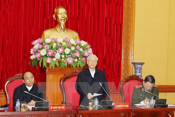 Phiên họp thường kỳ Ban Thường vụ Đảng ủy Công an Trung ương ảnh 1 phien hop thuong ky ban thuong vu dang uy cong an trung uong