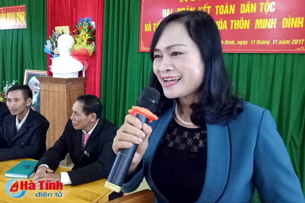 pho chu tich hdnd tinh du ngay hoi dai doan ket tai thach ha