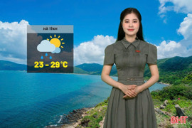 Dự báo thời tiết Hà Tĩnh ngày 14/10: Cục bộ có mưa to và dông