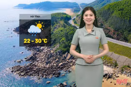 Dự báo thời tiết Hà Tĩnh ngày 5/5: Có mưa vài nơi, thấp nhất 22 độ C