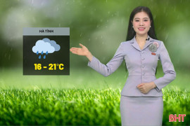 Dự báo thời tiết Hà Tĩnh ngày 15/12: Mưa nhiều nơi, trời rét