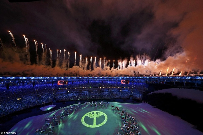 hinh anh an tuong tai le khai mac olympic rio 2016