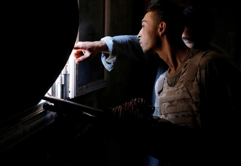 nhung hinh anh chan thuc nhat ve chien truong chong is o libya