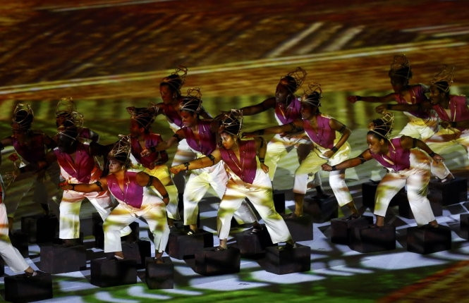 hinh anh an tuong tai le khai mac olympic rio 2016