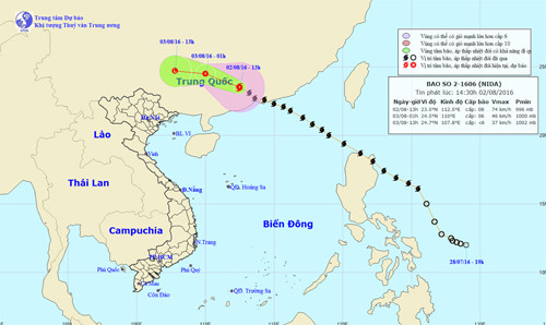 bao so 2 suy yeu dan thanh ap thap nhiet doi