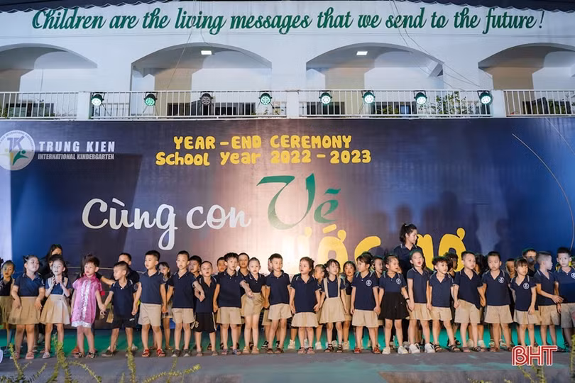 Trường Mầm non Trung Kiên “cùng con vẽ ước mơ”