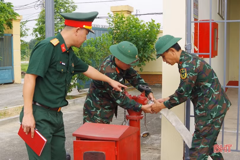 Các đơn vị bộ đội ở Hà Tĩnh chú trọng giảm nguy cơ cháy, nổ