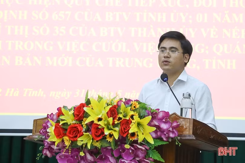 TP Hà Tĩnh tăng cường tiếp xúc, đối thoại của người đứng đầu với Nhân dân