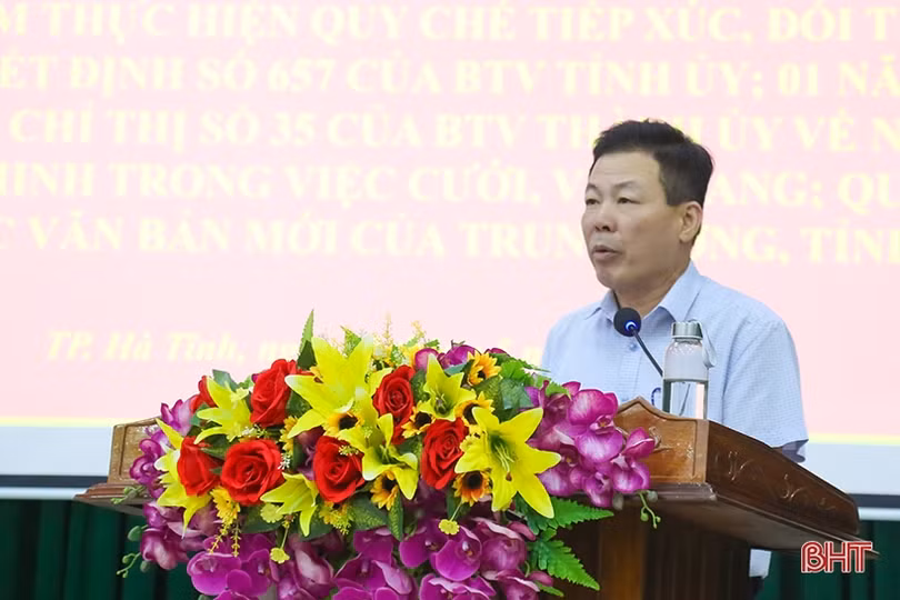 TP Hà Tĩnh tăng cường tiếp xúc, đối thoại của người đứng đầu với Nhân dân