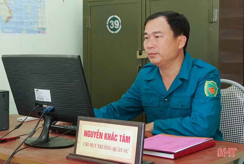 Chỉ huy trưởng quân sự xã giỏi chuyên môn, hăng say xây dựng nông thôn mới