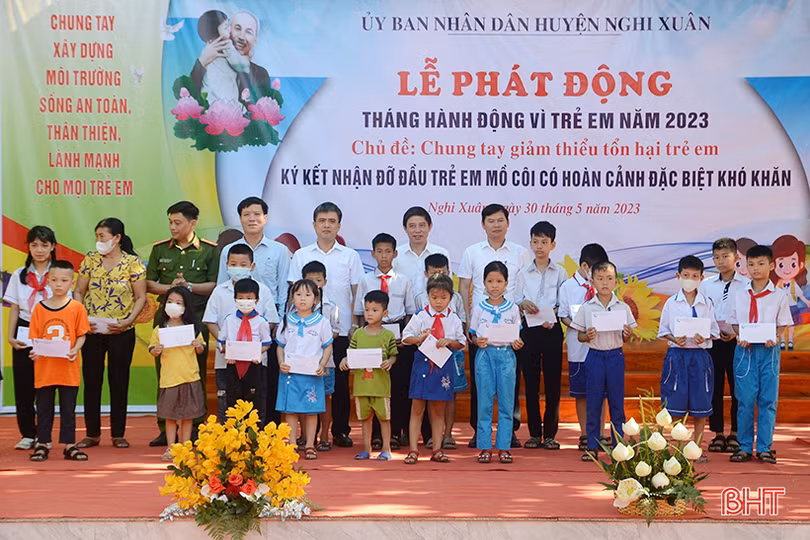 Nghi Xuân chung tay bảo vệ, chăm sóc trẻ em