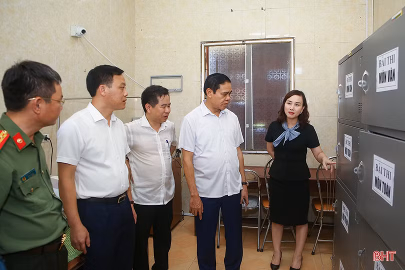 Tăng cường chỉ đạo, phối hợp tổ chức tốt các kỳ thi ở Hà Tĩnh