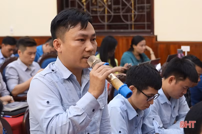 Lãnh đạo TX Kỳ Anh đối thoại với gần 200 lao động và chủ sử dụng lao động