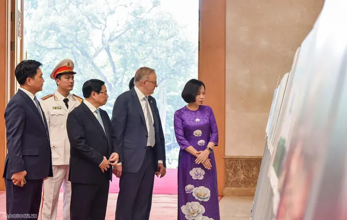 Lễ đón chính thức Thủ tướng Australia Anthony Albanese tại Phủ Chủ tịch ảnh 16 Lễ đón chính thức Thủ tướng Australia Anthony Albanese tại Phủ Chủ tịch