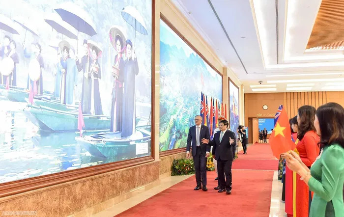 Lễ đón chính thức Thủ tướng Australia Anthony Albanese tại Phủ Chủ tịch ảnh 18 Lễ đón chính thức Thủ tướng Australia Anthony Albanese tại Phủ Chủ tịch