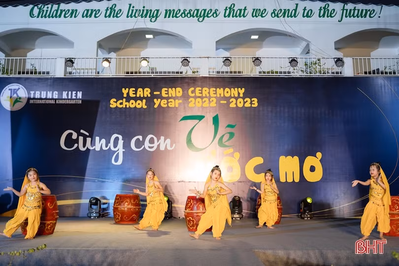 Trường Mầm non Trung Kiên “cùng con vẽ ước mơ”