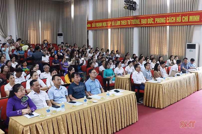 100% thư viện trường học ở Thạch Hà có đủ tài nguyên thông tin