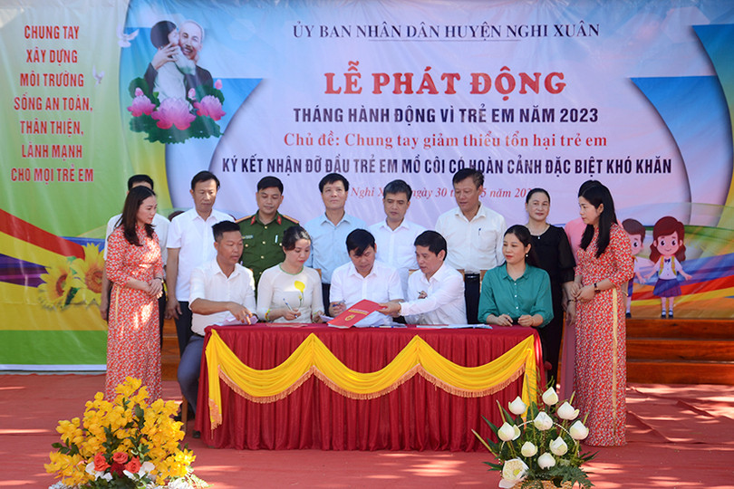 Nghi Xuân chung tay bảo vệ, chăm sóc trẻ em