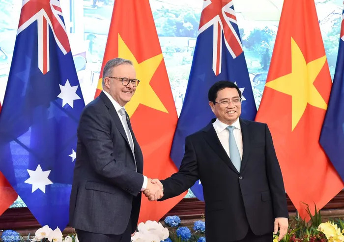 Lễ đón chính thức Thủ tướng Australia Anthony Albanese tại Phủ Chủ tịch ảnh 17 Lễ đón chính thức Thủ tướng Australia Anthony Albanese tại Phủ Chủ tịch