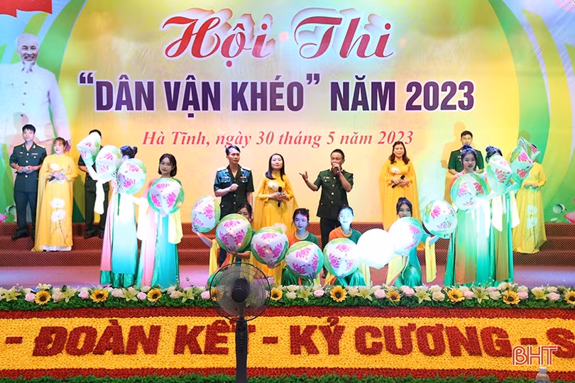 Sôi nổi Hội thi “Dân vận khéo” của lực lượng vũ trang Hà Tĩnh