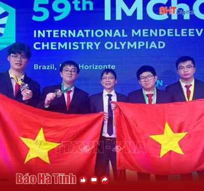 Việt Nam giành 4 huy chương tại kỳ thi Olympic Hóa học Quốc tế 