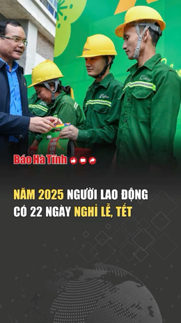 Năm 2025, người lao động có 22 ngày nghỉ lễ, Tết 