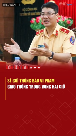 Trong vòng 2 giờ sẽ gửi thông báo vi phạm giao thông 