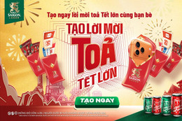 Trào lưu "săn" lì xì của Bia Saigon phủ sóng: Niềm vui "tỏa Tết lớn" được hiện thực hóa theo cách độc đáo!