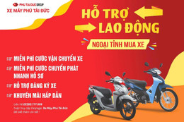 Phú Tài Đức hỗ trợ người lao động Hà Tĩnh xa quê mua xe