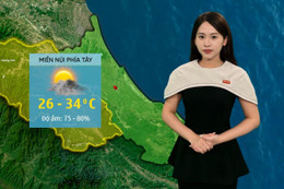 Thời tiết Hà Tĩnh hôm nay 25/7: Ngày nắng, nhiệt độ cao nhất 34°C