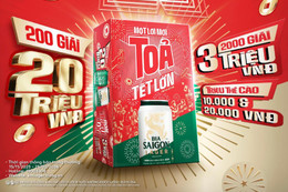 Bia Saigon cùng hàng triệu gia đình Việt đón lì xì, "tỏa Tết lớn" trước thềm năm mới