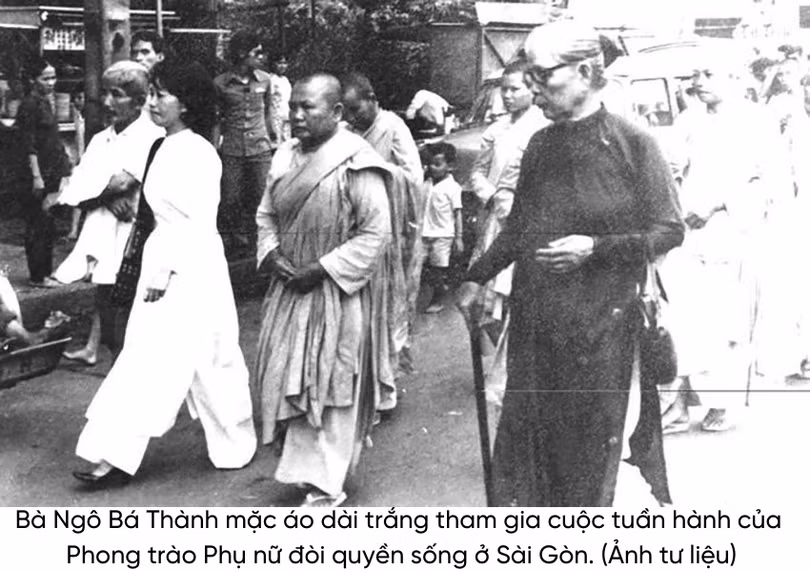 Bà từng là chủ tịch của phong trào phụ nữ nào tại Nam Bộ? 