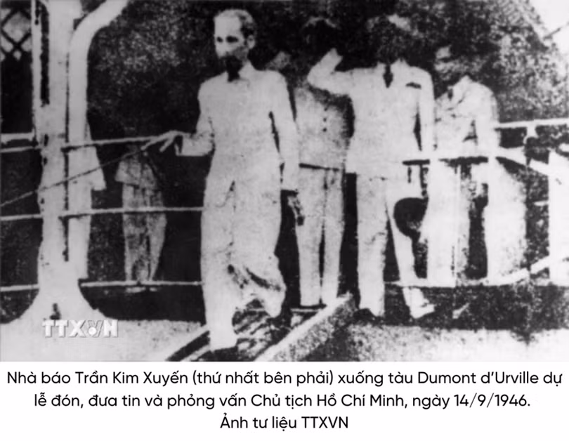 Bài phỏng vấn Bác Hồ vào năm 1946 được nhà báo Trần Kim Xuyến thực hiện trong dịp đặc biệt nào?