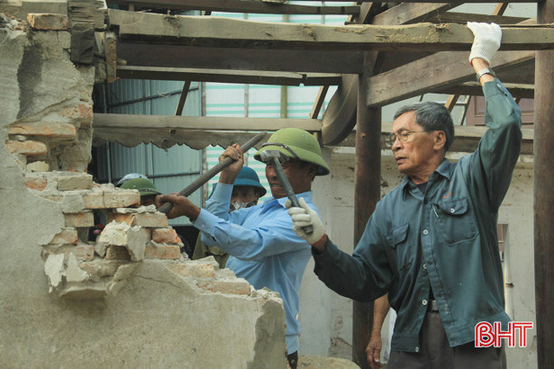 Hội CCB Nghi Xuân hỗ trợ hội viên 250 triệu đồng làm nhà