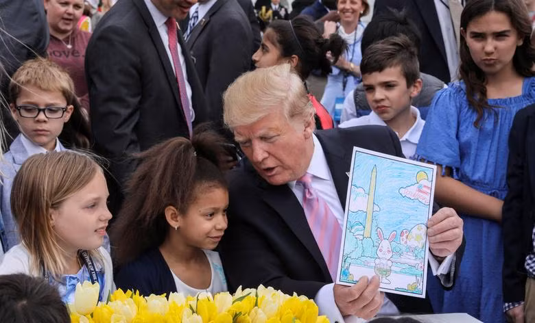 Vợ chồng Tổng thống Donald Trump tổ chức Lễ Phục sinh cho trẻ em tại Nhà Trắng