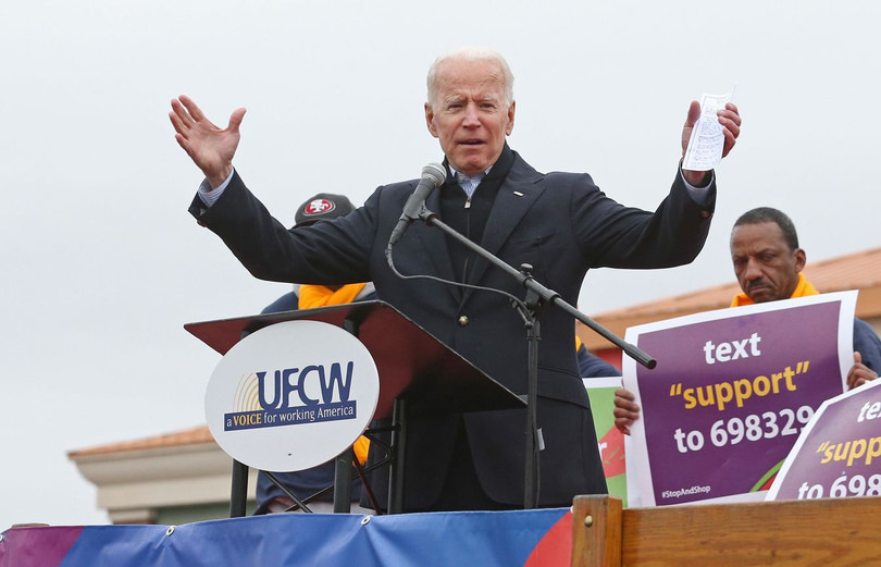 Cựu Phó Tổng thống Mỹ Biden huy động 6,3 triệu USD một ngày sau tuyên bố tranh cử