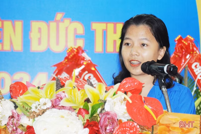 Hội LHTN Việt Nam huyện Đức Thọ tổ chức thành công đại hội điểm