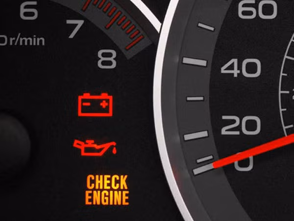Đèn kiểm tra động cơ bật sáng, xe bị làm sao?