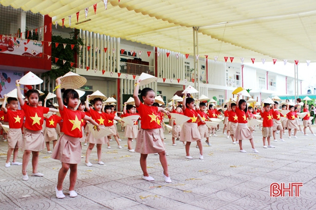 Học sinh mầm non iSchool Hà Tĩnh sôi động với “Kids Olympiad 2019