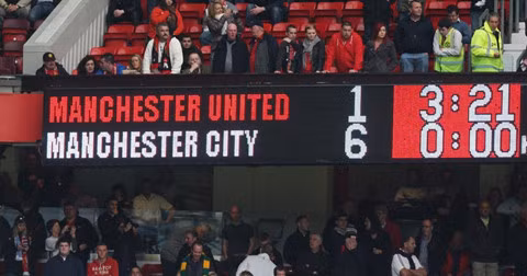 Những trận derby Manchester đáng nhớ nhất lịch sử