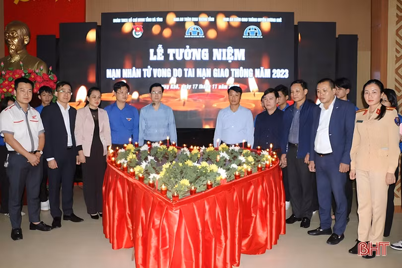 Xúc động Lễ tưởng niệm các nạn nhân tử vong do TNGT ở Hà Tĩnh
