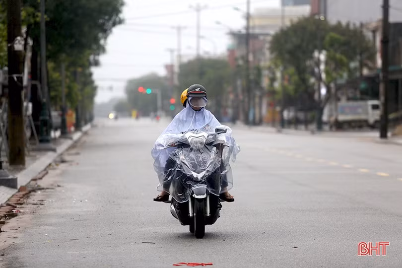 Hôm nay, không khí lạnh tăng cường ảnh hưởng đến khu vực Hà Tĩnh