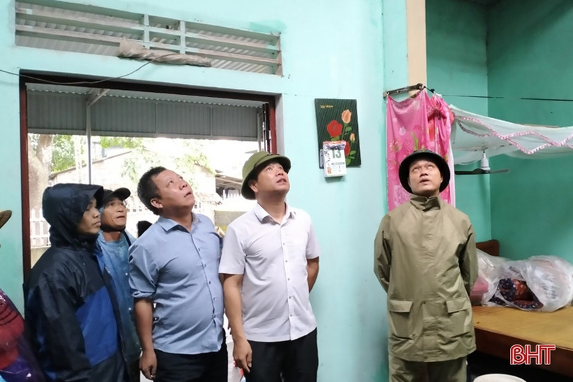 Huyện Lộc Hà gấp rút khắc phục hậu quả mưa lụt