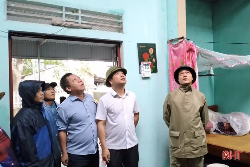 Huyện Lộc Hà gấp rút khắc phục hậu quả mưa lụt