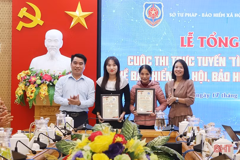 19 thí sinh đạt giải Cuộc thi “Tìm hiểu pháp luật về BHXH, BHYT”