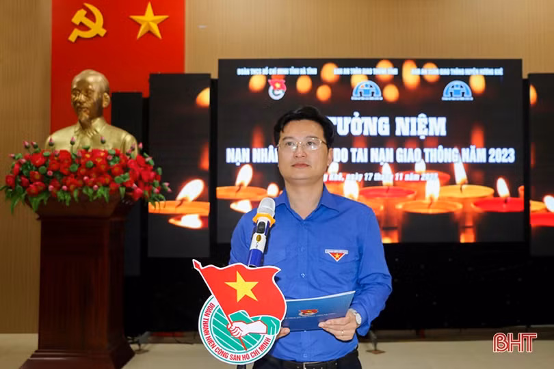 Xúc động Lễ tưởng niệm các nạn nhân tử vong do TNGT ở Hà Tĩnh