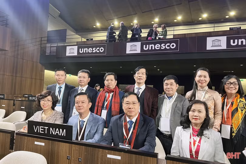Đoàn đại biểu Hà Tĩnh tham dự phiên họp Đại hội đồng UNESCO lần thứ 42