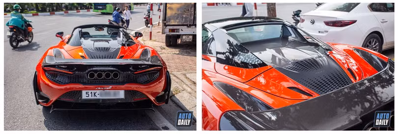 Cận cảnh McLaren 765LT Spider trị giá hơn 30 tỷ độc nhất Việt Nam