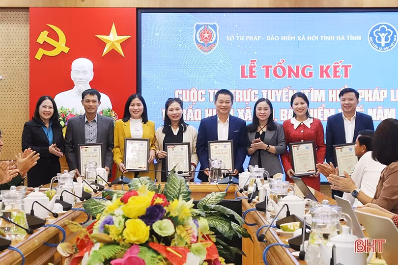 19 thí sinh đạt giải Cuộc thi “Tìm hiểu pháp luật về BHXH, BHYT”