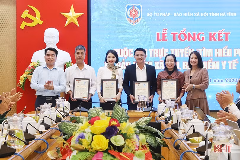 19 thí sinh đạt giải Cuộc thi “Tìm hiểu pháp luật về BHXH, BHYT”